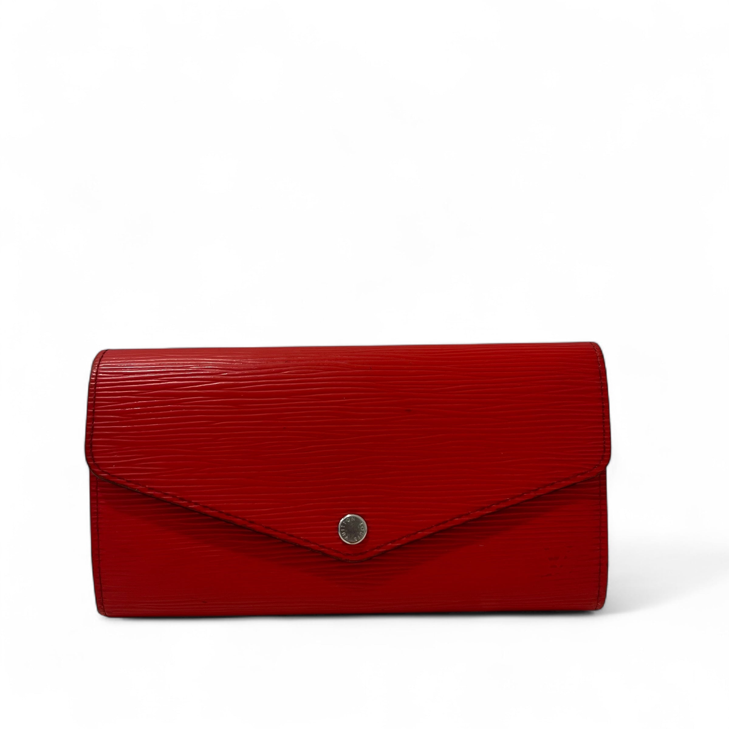 Louis Vuitton - Red Épi leather wallet