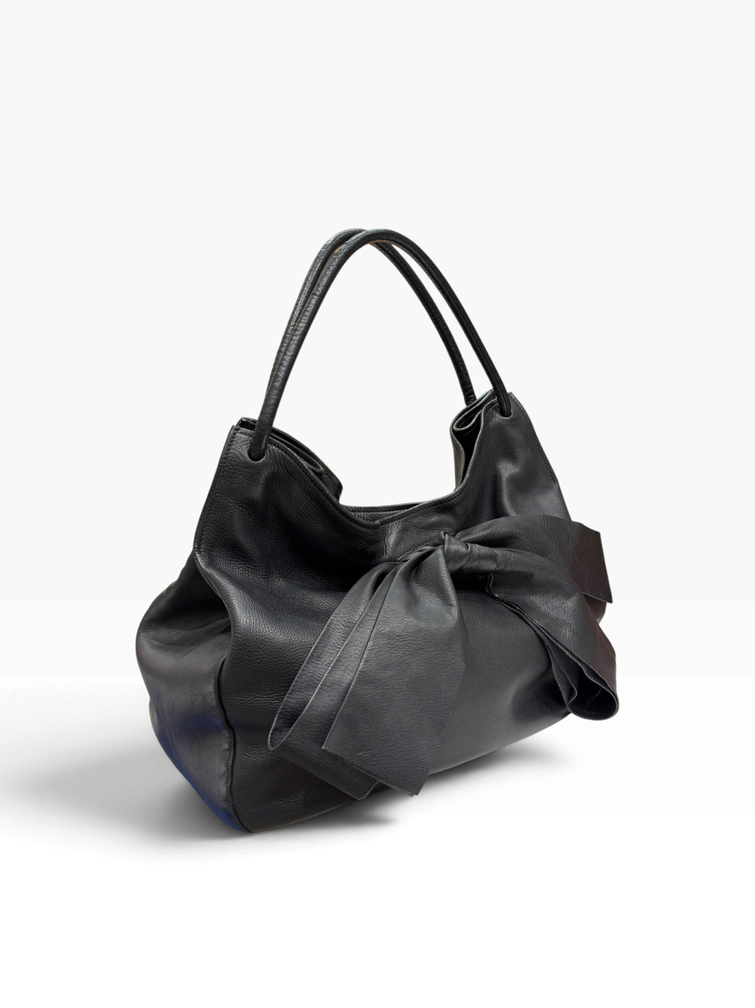 Miu Miu - sac cuir noir hobo