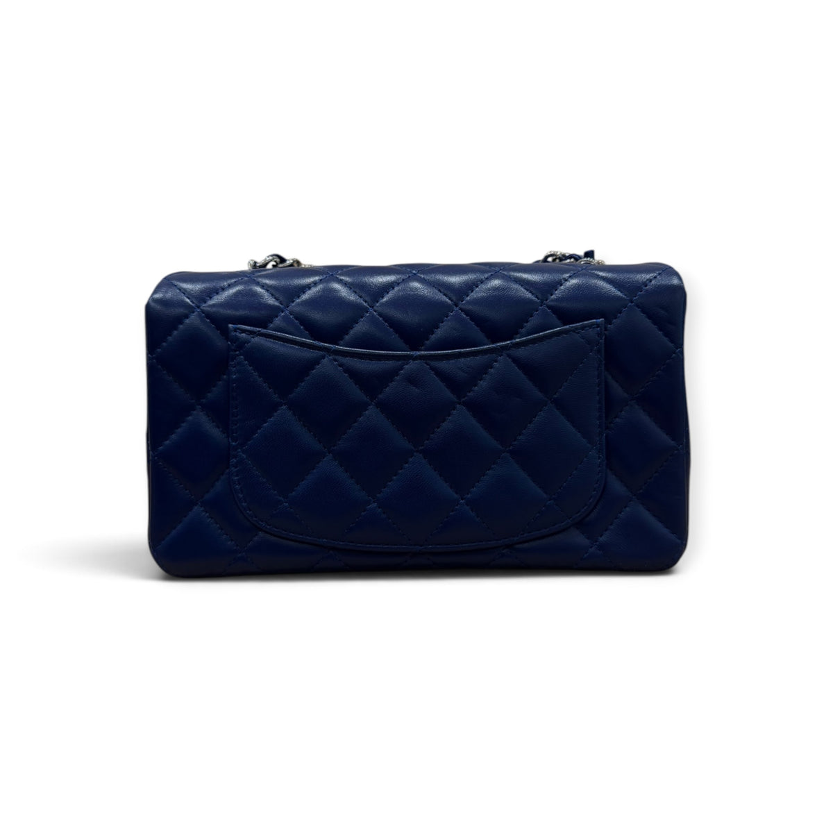 Chanel - Sac mini rectangulaire 20cm bleu