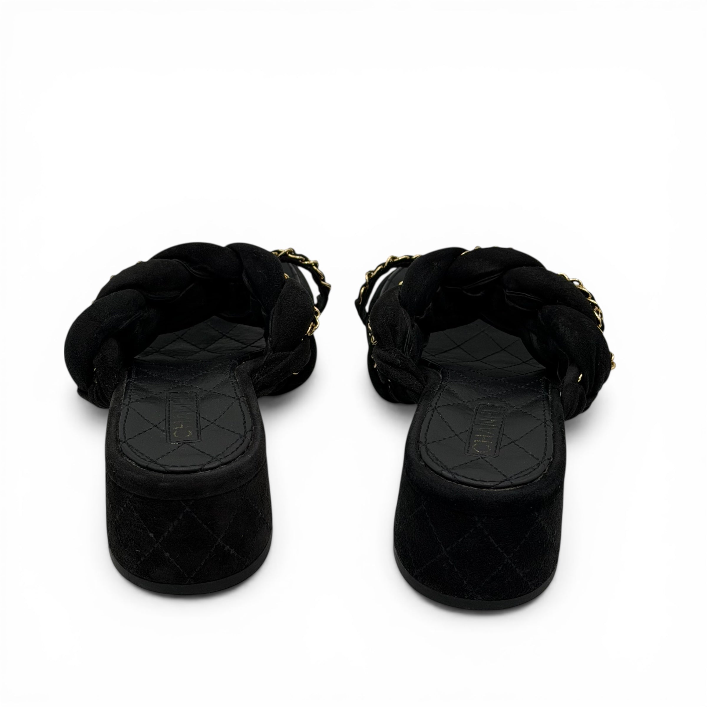 Chanel Mules Chaînes T.39 | Les Folies d’Eugénie