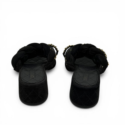 Chanel Mules Chaînes T.39 | Les Folies d’Eugénie