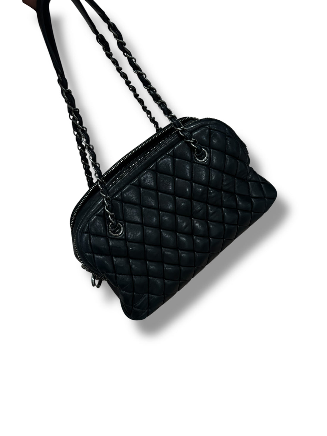 Chanel - Sac Mademoiselle Noir pampilles CC