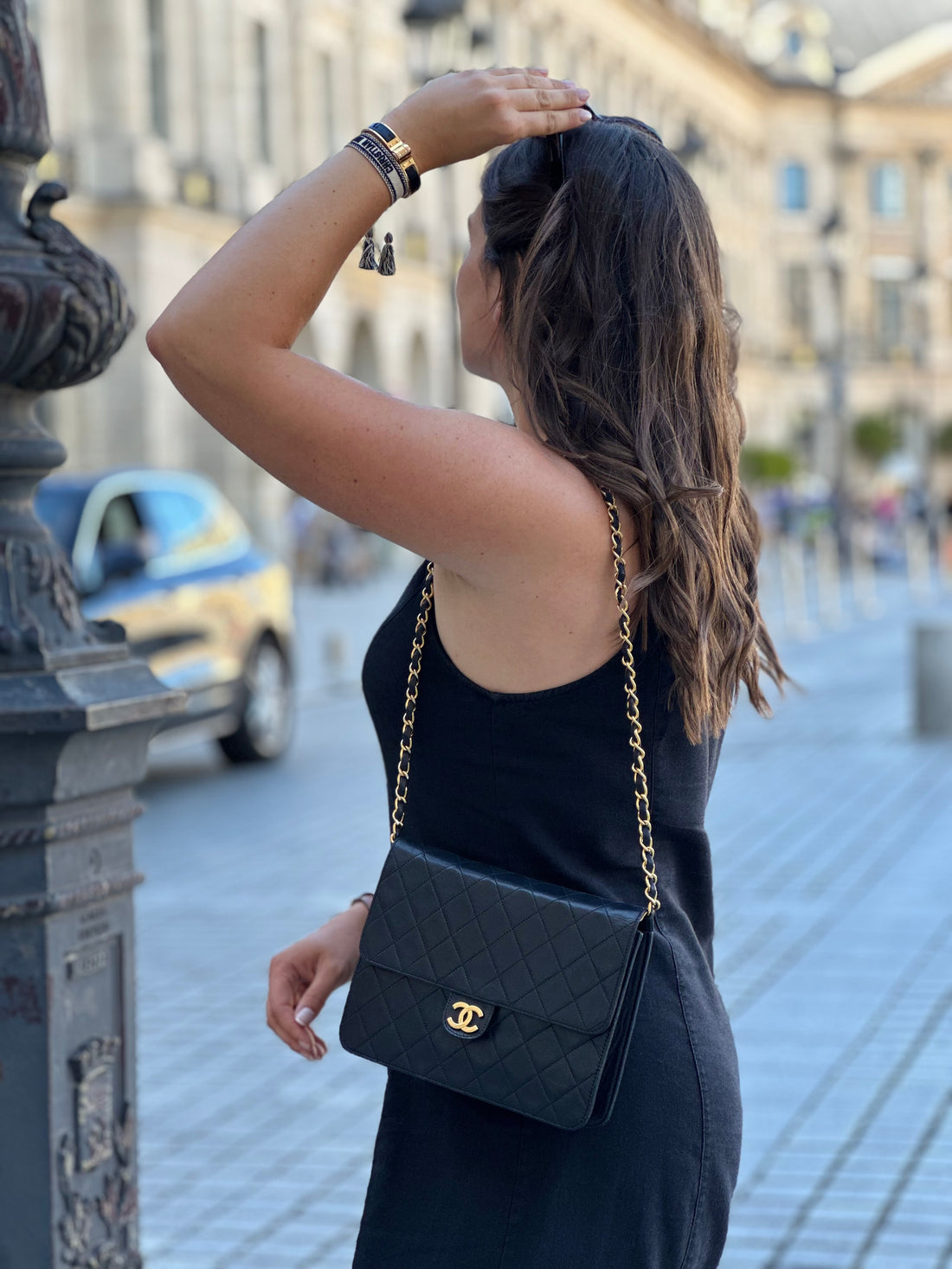 Chanel - Schwarze Klappentasche