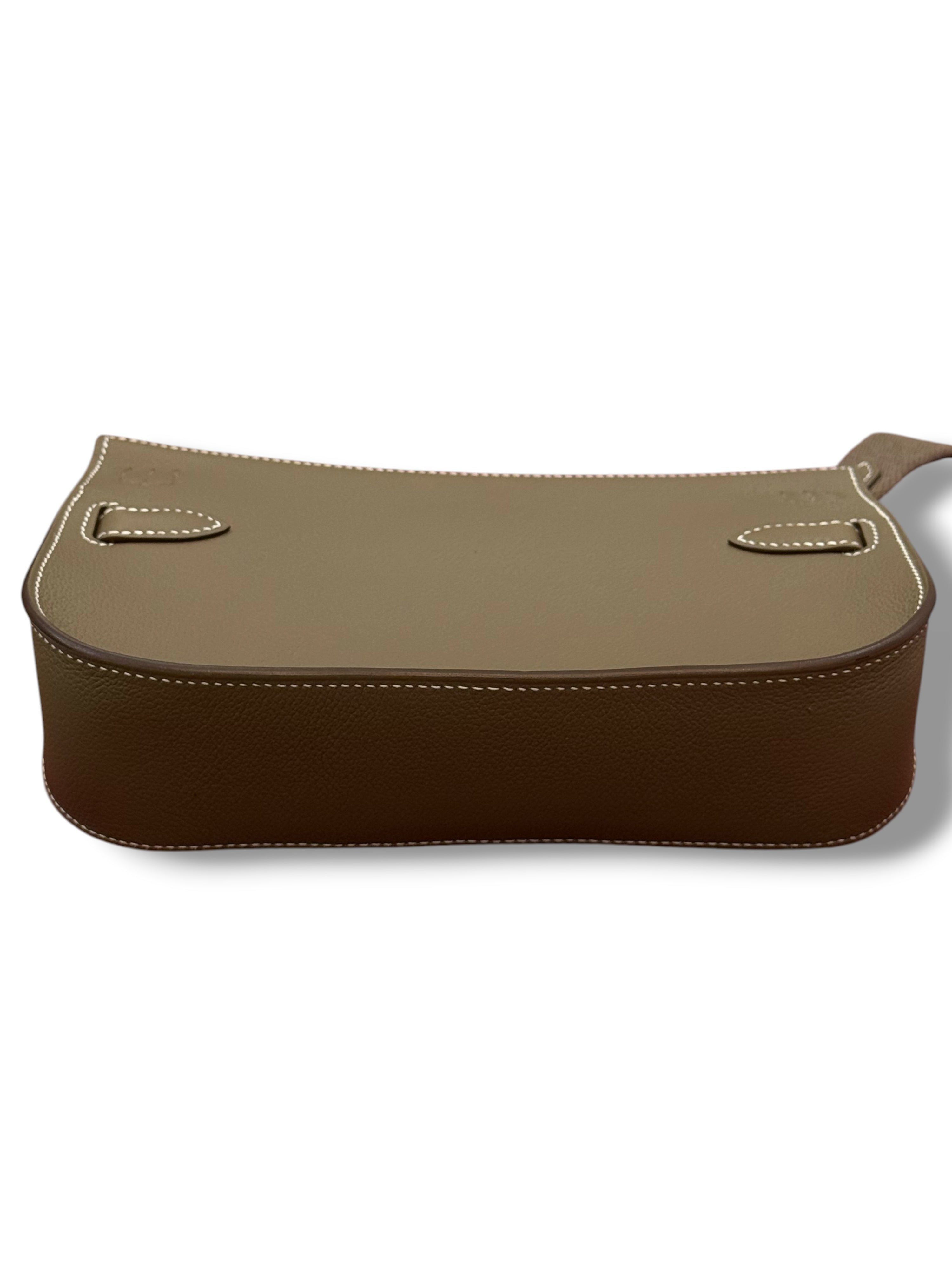 Hermès - Sac Mini Jypsiere 20 Étoupe GHW