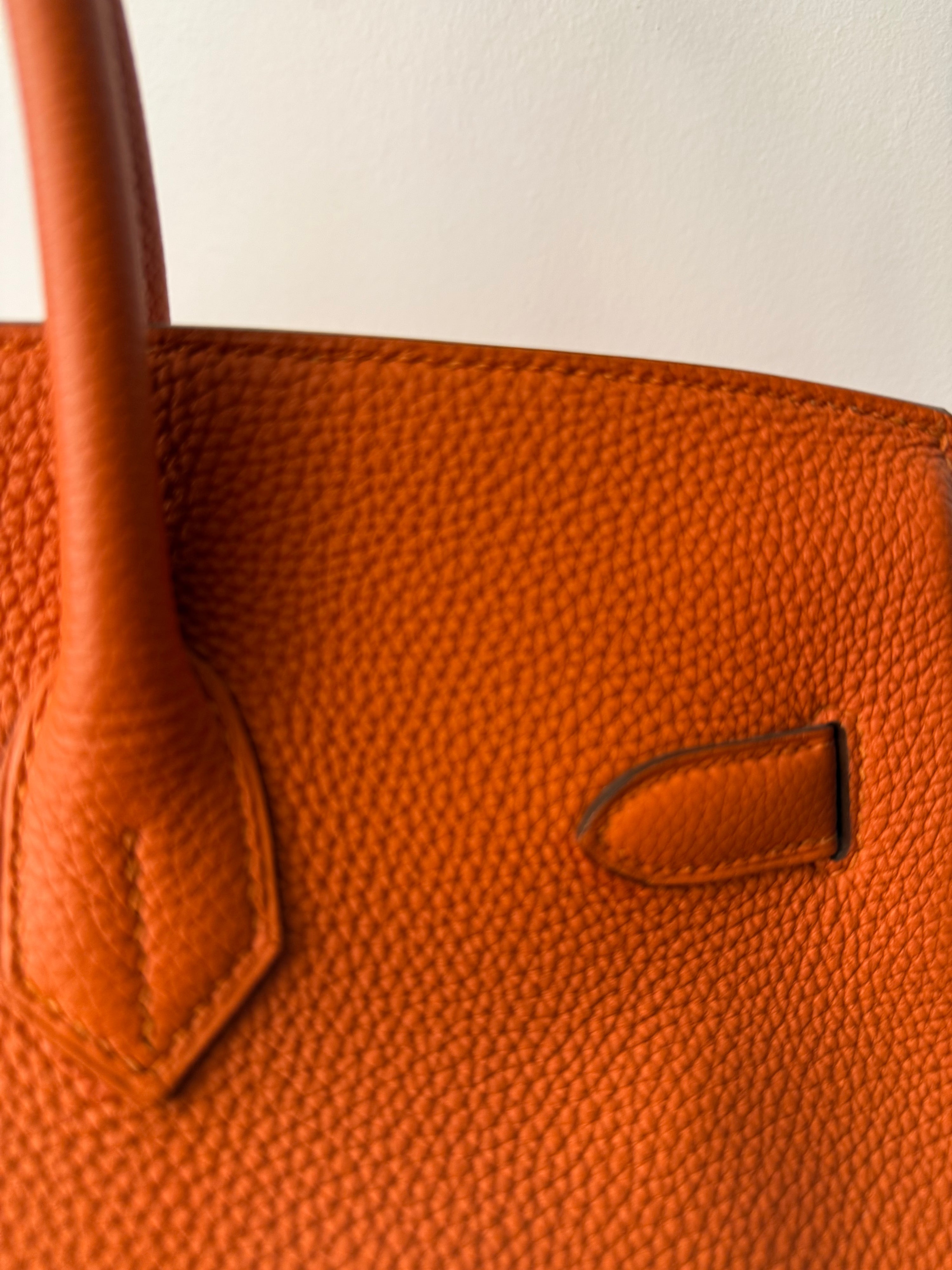 Hermès - Borsa Birkin 35 arancione