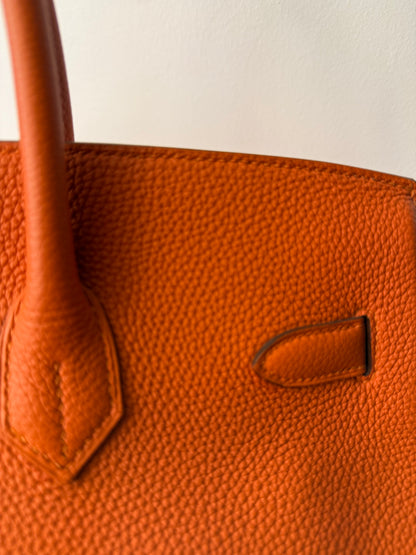 Hermès - Sac Birkin 35 Orange