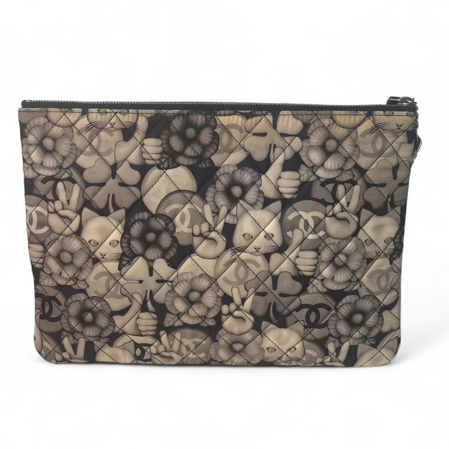 Chanel - Pochette en nylon Kitty