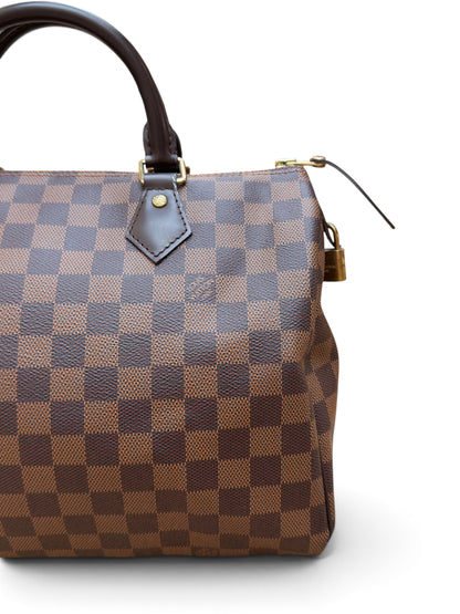 Louis Vuitton - Sac Speedy 30 Damier Ébène