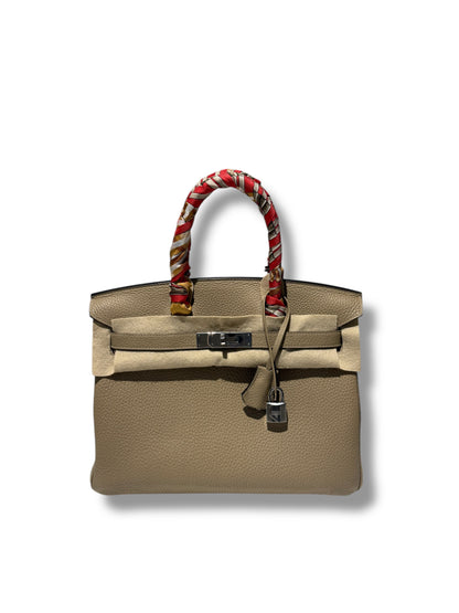 Hermès - Sac Birkin 30 Trench Taurillon Clémence