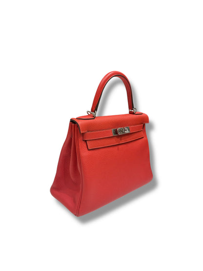 Hermès - Sac Kelly 28 Pivoine PHW