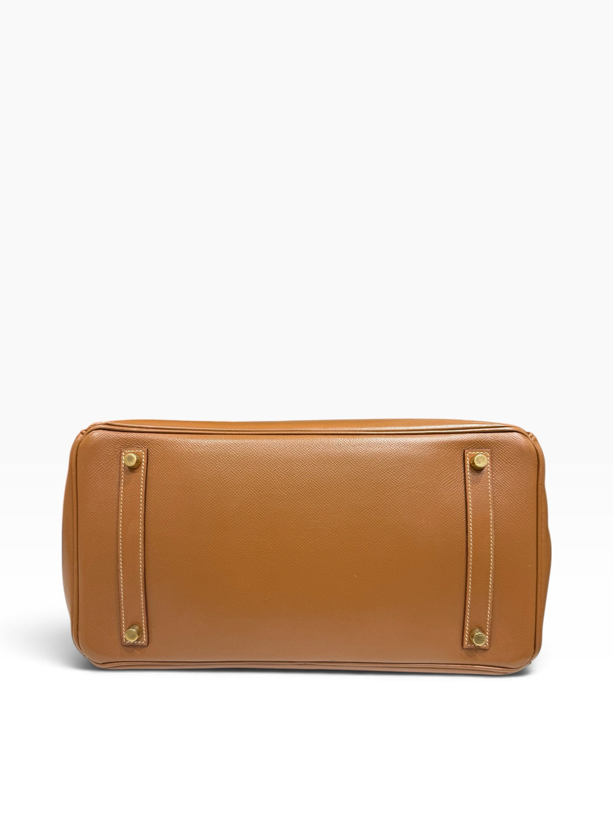 Hermès - Birkin 35 vintage Courchevel leather, natural, GHW