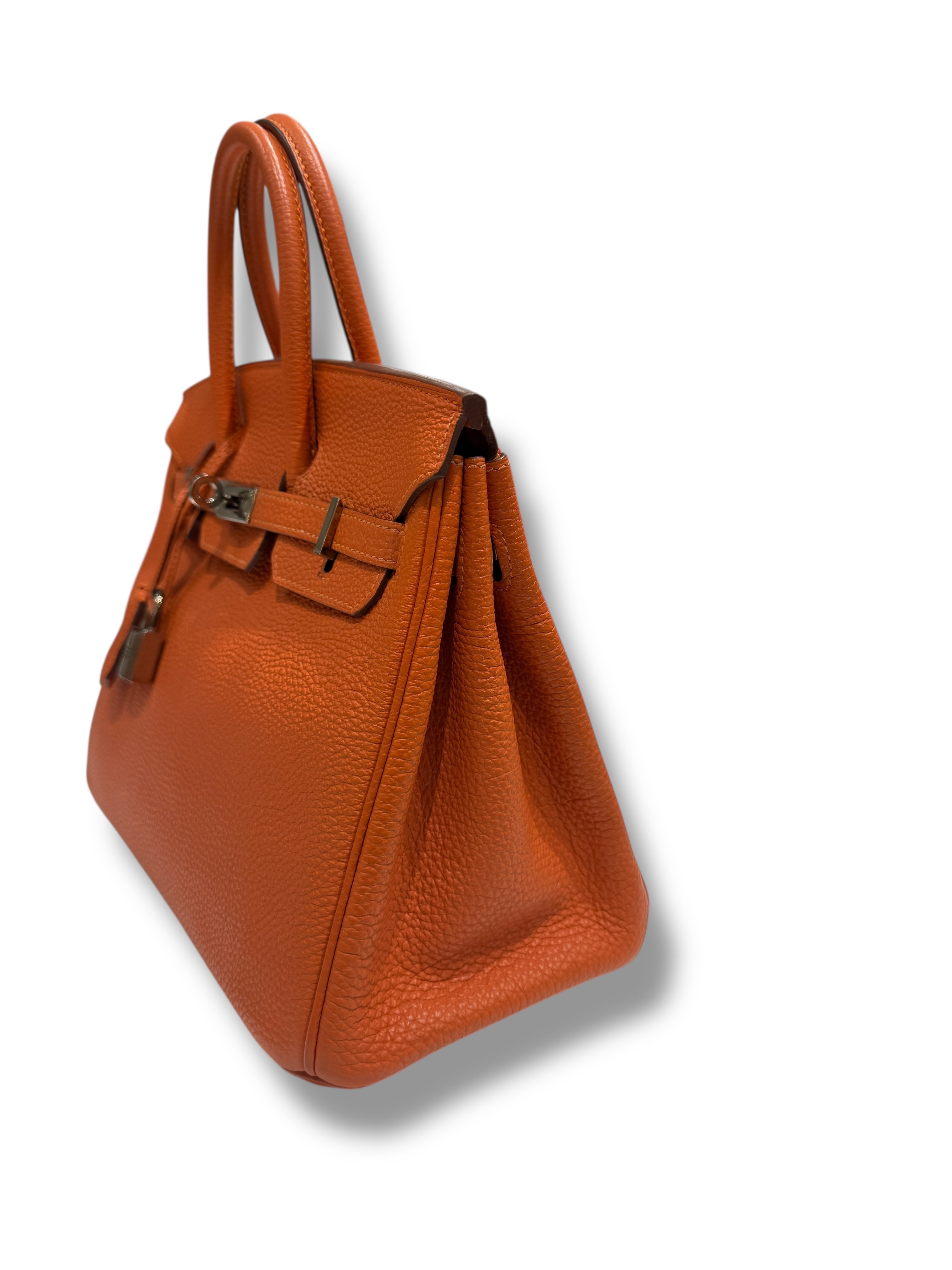 Hermès - Sac Birkin 25 Togo orange H PHW