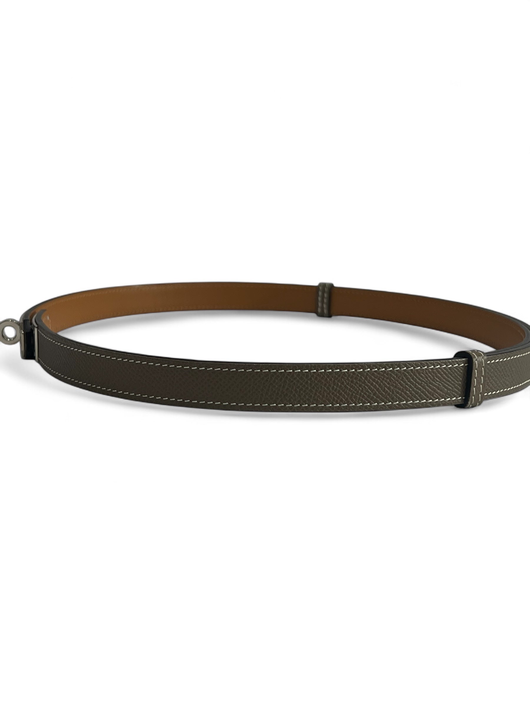 Hermès - Ceinture Kelly 18 Étoupe