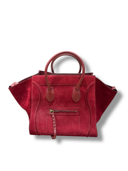 Céline - sac phantom daim bordeaux