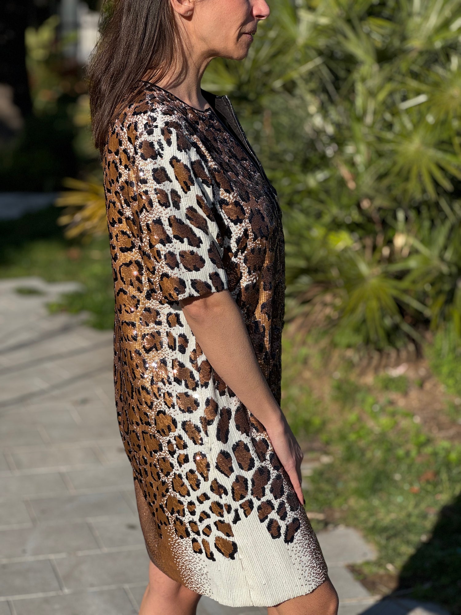 Louis Vuitton - Robe en sequins T.40