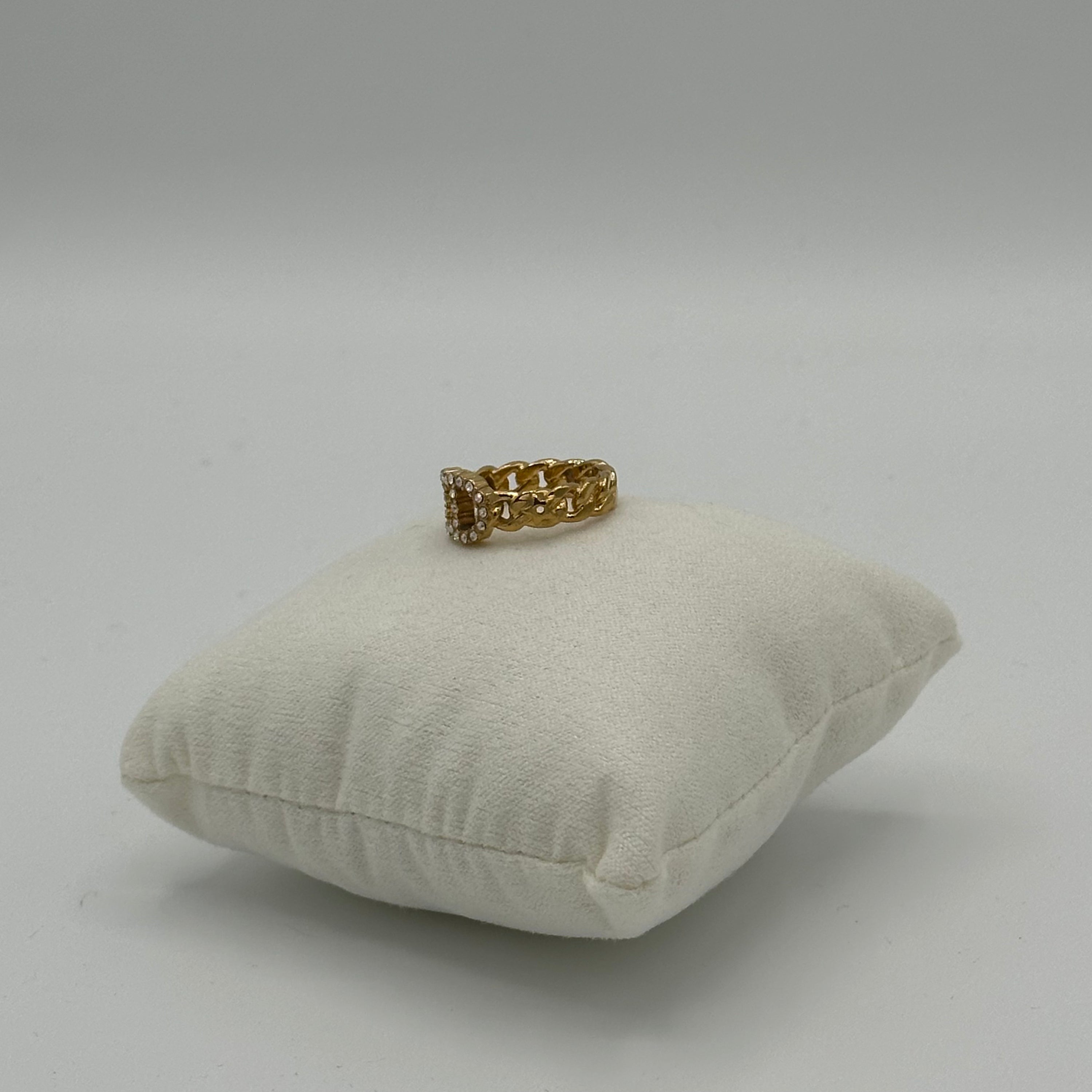 Dior - Bague CD Strass