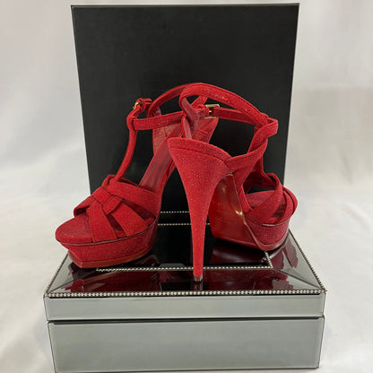 Saint Laurent - Sandales spartiates Tribute à paillettes