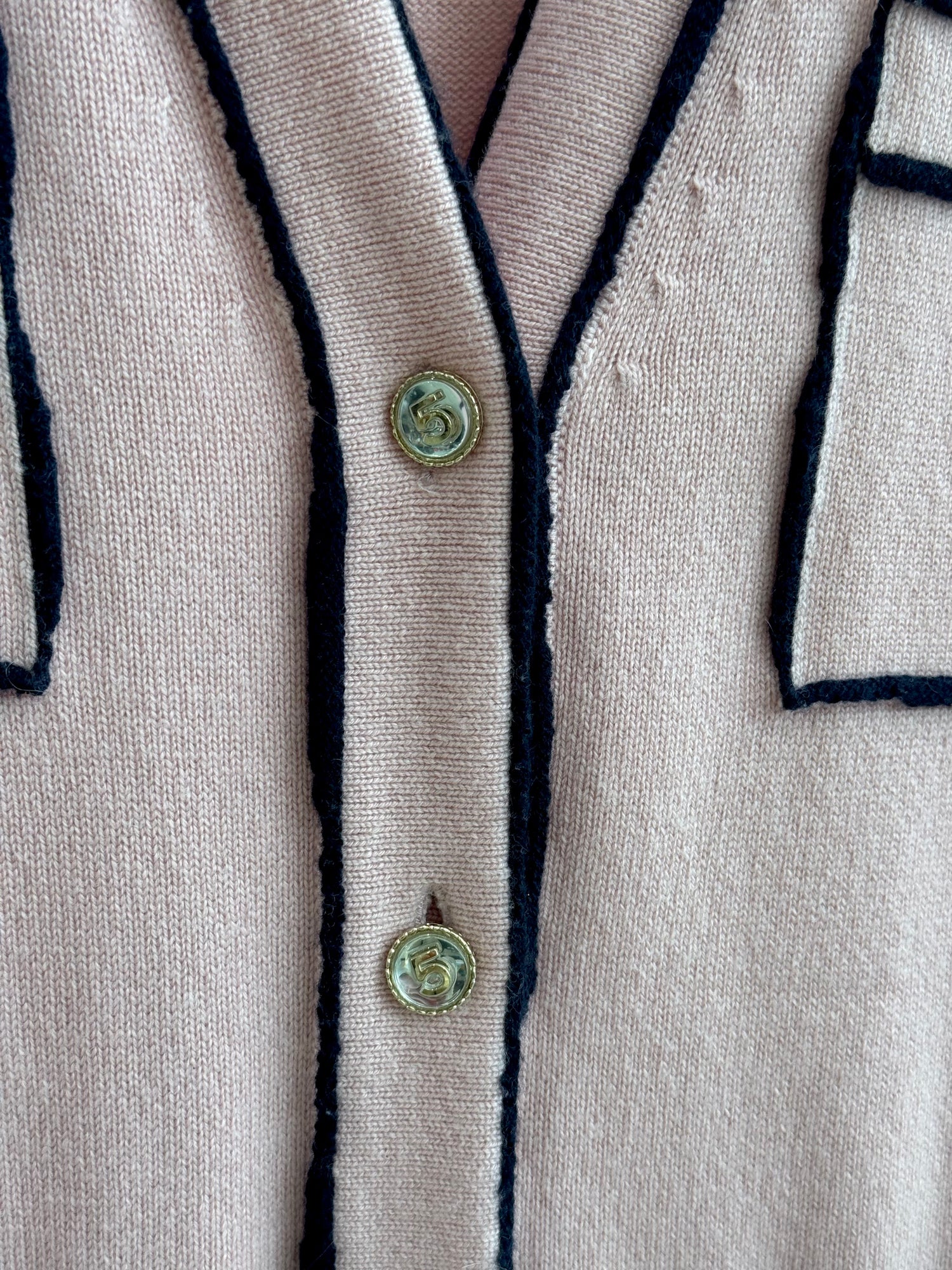 Chanel - Langer Kaschmir-Cardigan Gr.38