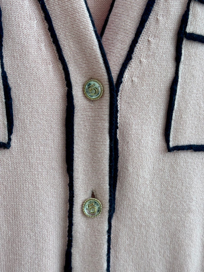 Chanel - Langer Kaschmir-Cardigan Gr.38