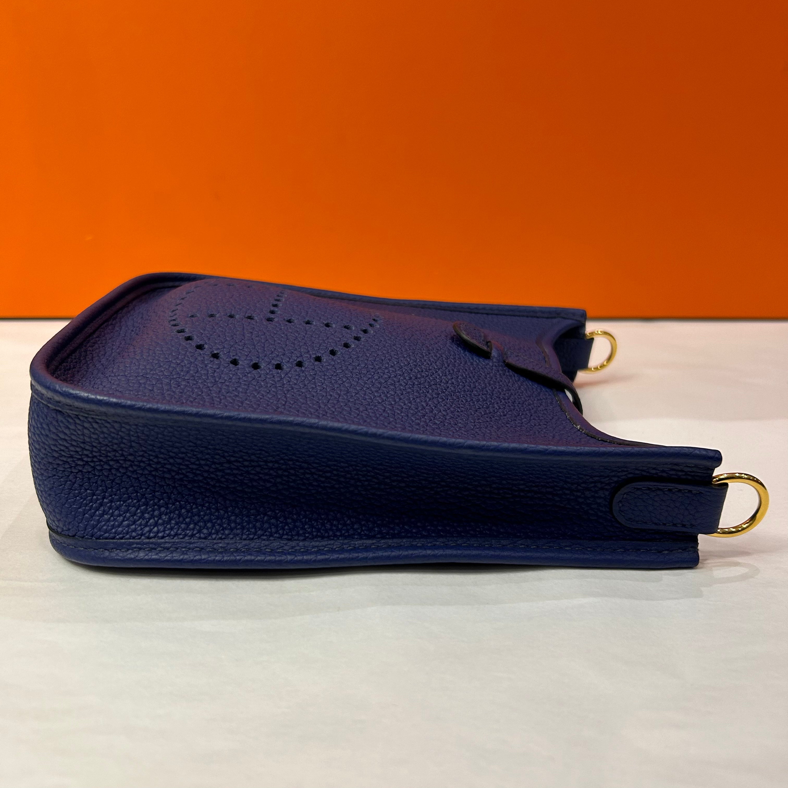 Hermès - Mini Evelyne 16 宝石蓝