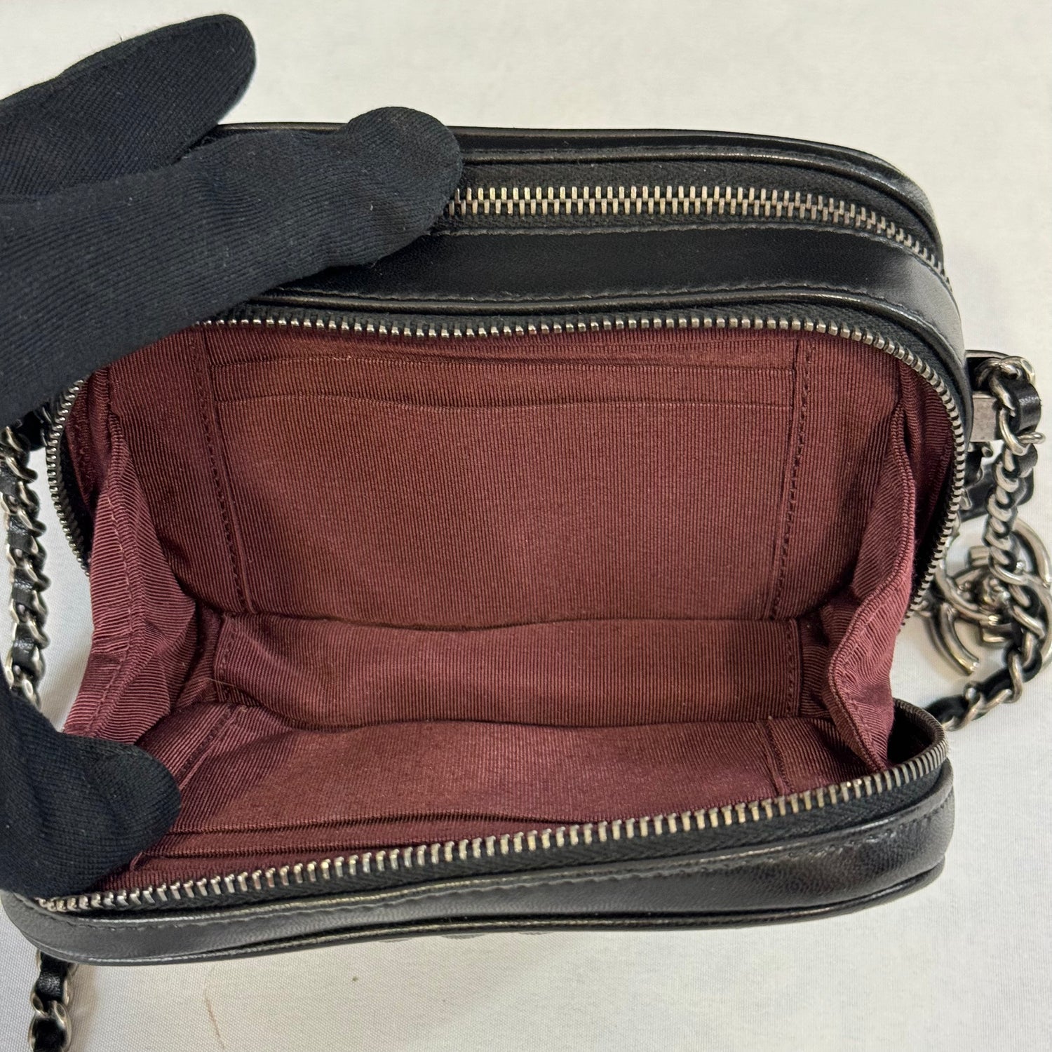 Chanel - Portafoglio Vanity mini stile Sac