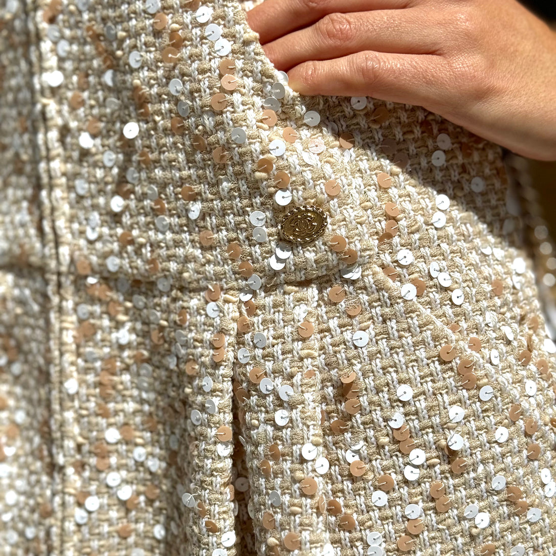 Chanel - Robe tweed T.36