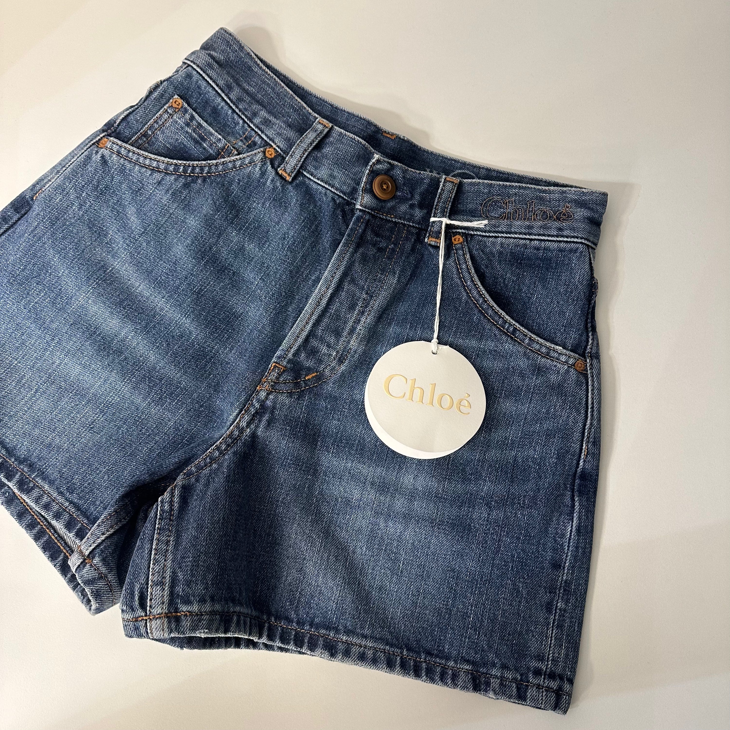 Chloé - Shorts di jeans