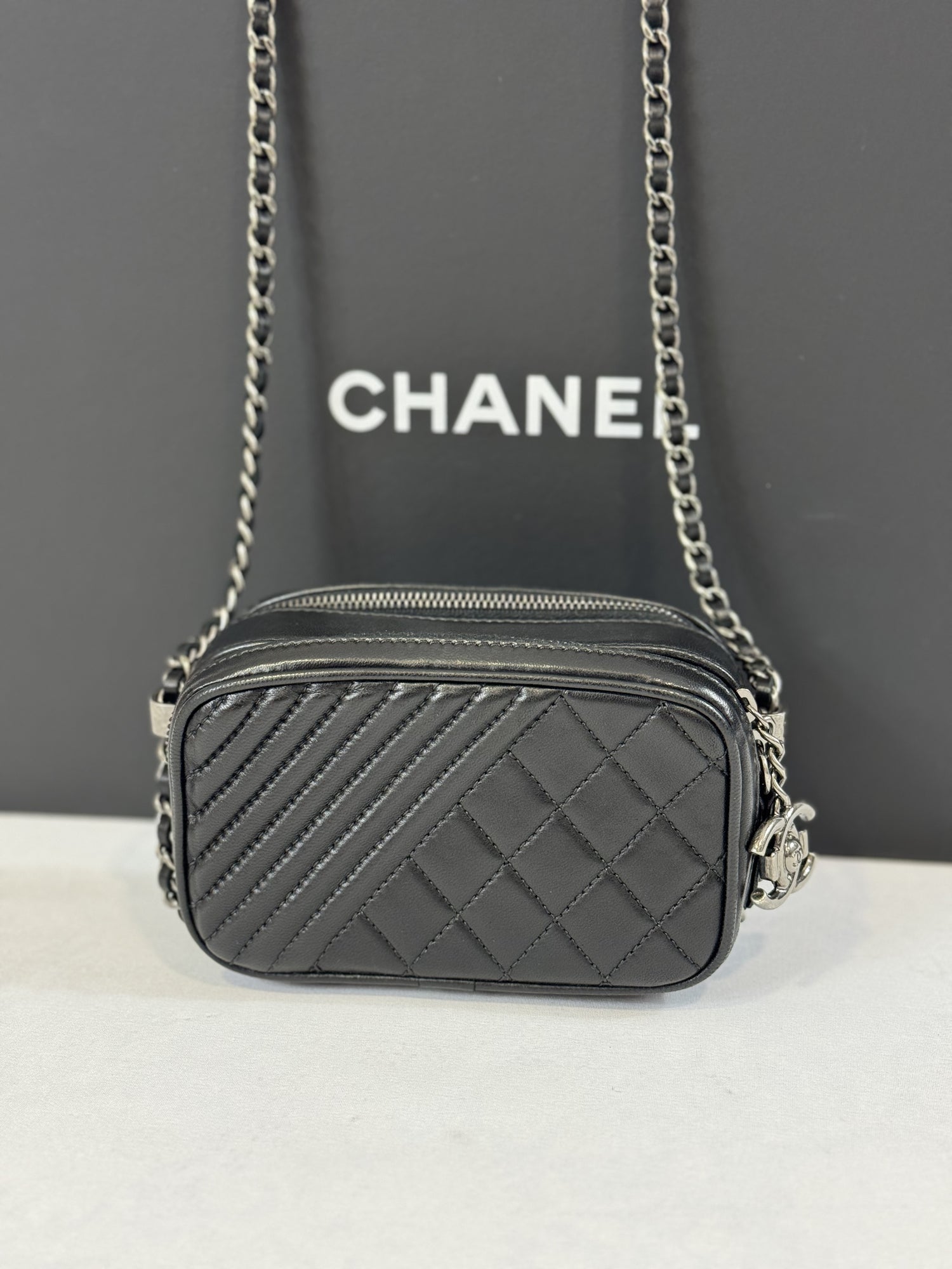 Chanel - Portafoglio Vanity mini stile Sac
