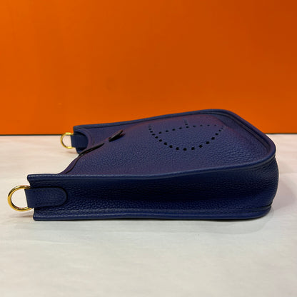 Hermès - Mini Evelyne 16 宝石蓝