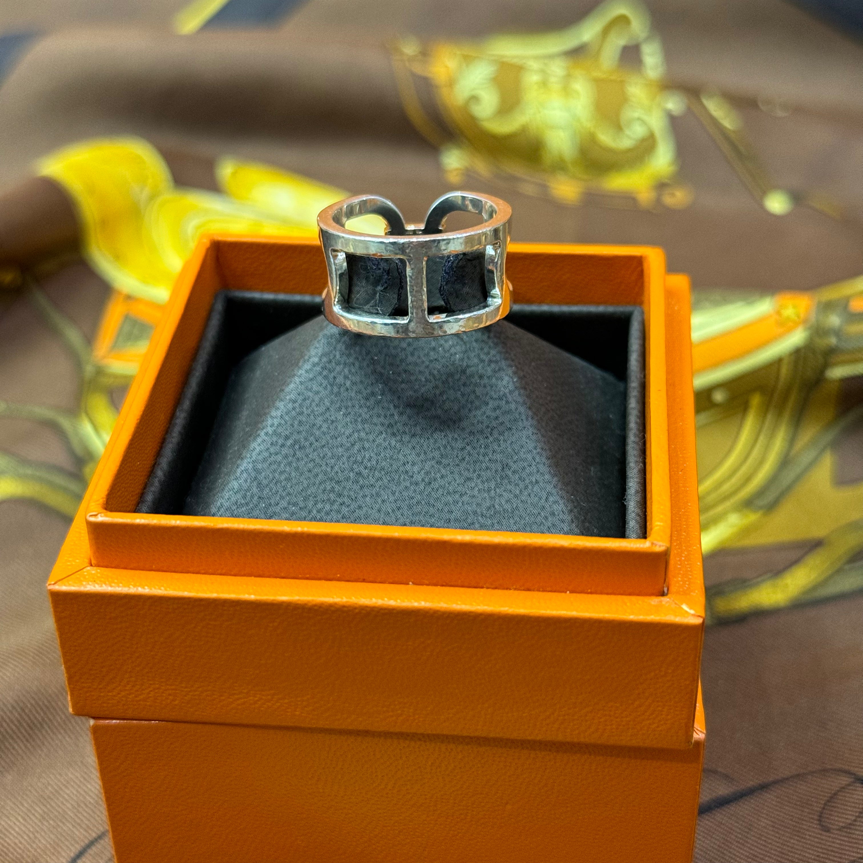Hermès - Ever Chaîne d’Ancre MM Ring