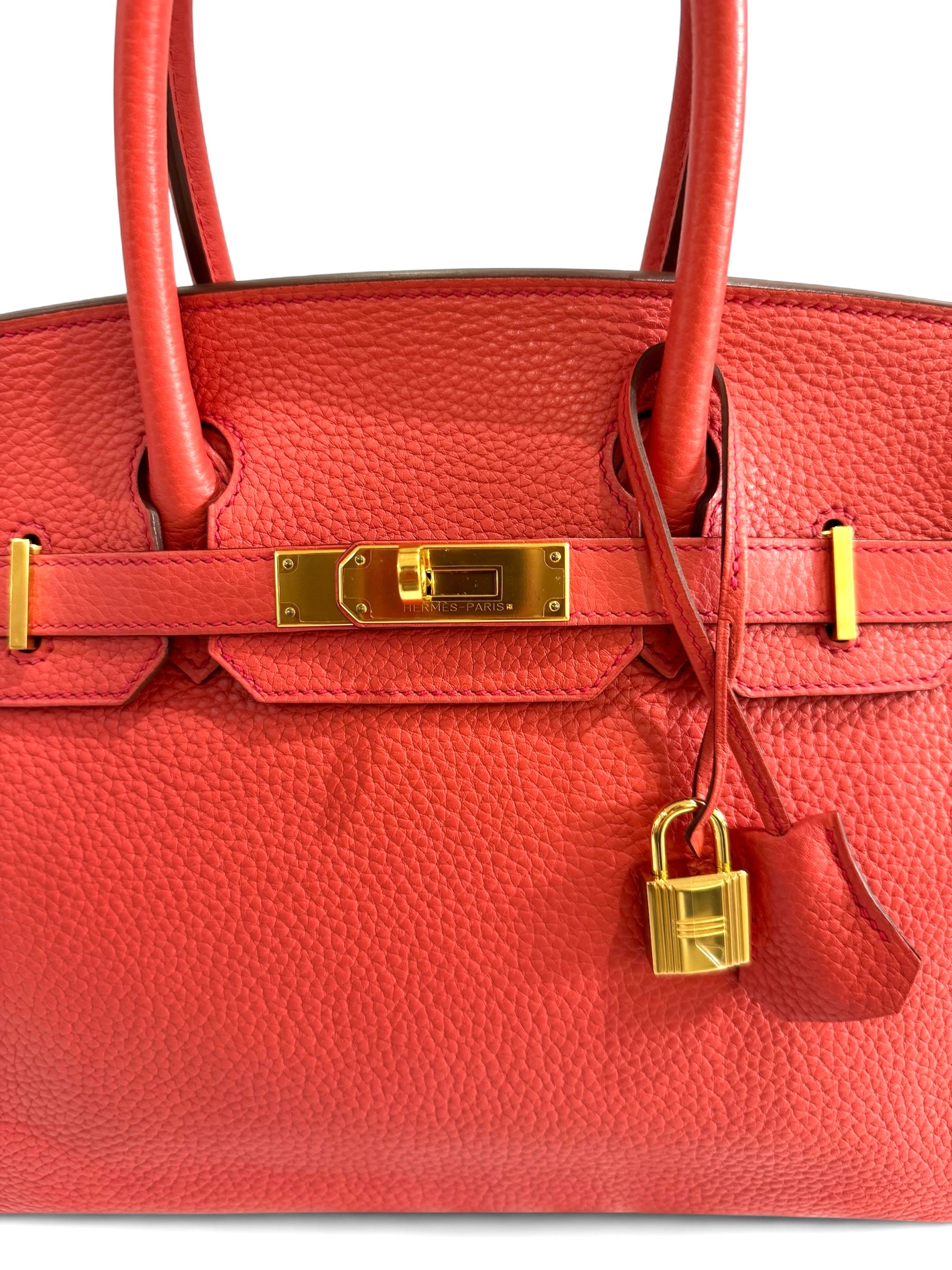Hermès - Birkin-Tasche 30 Rose Jaipur