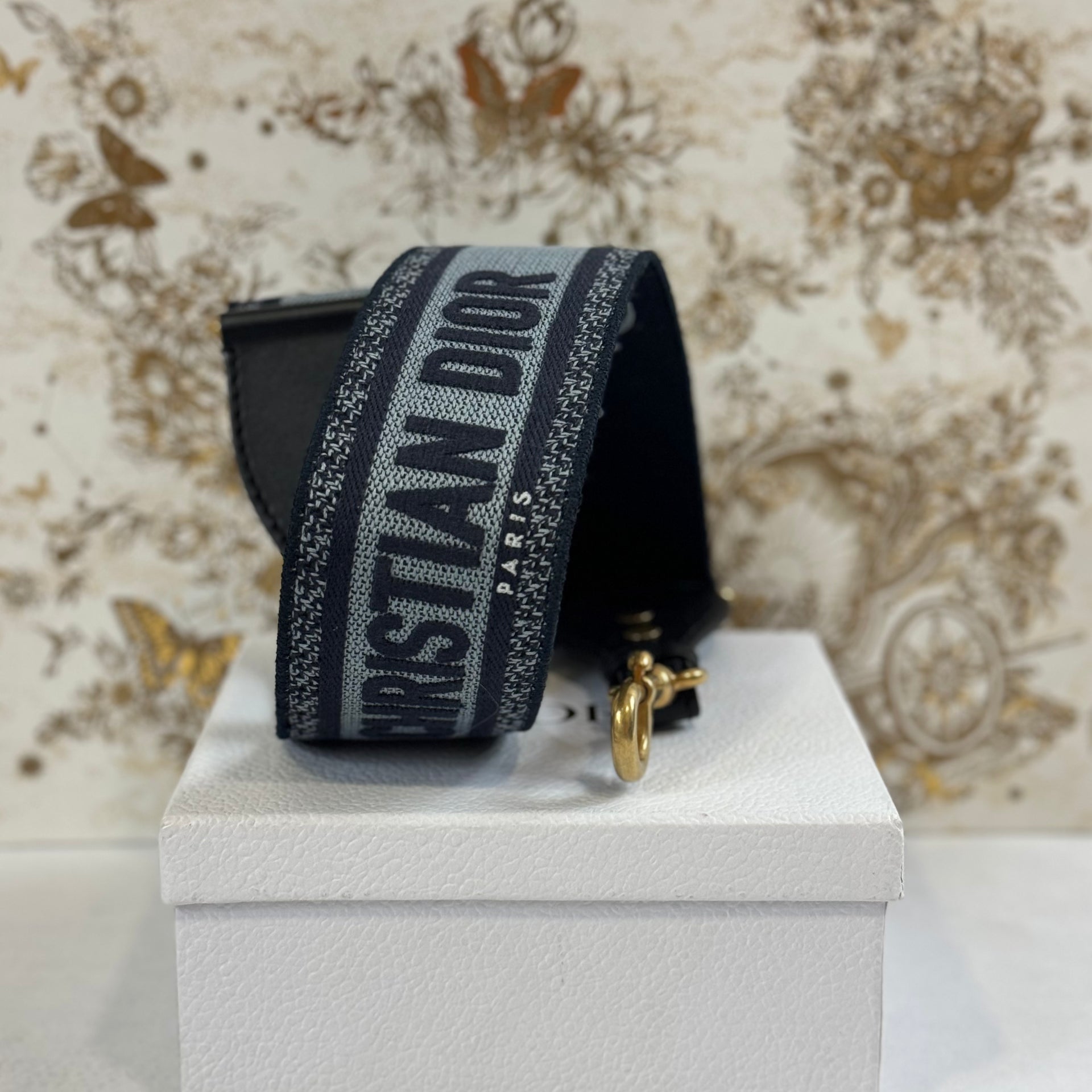 ディオール　ショルダーストラップ DIOR | ショルダーストラップ 30 Montaigne ハウンドトゥース
