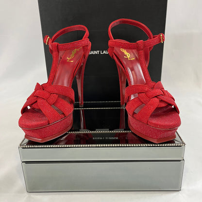Saint Laurent - Sandales spartiates Tribute à paillettes