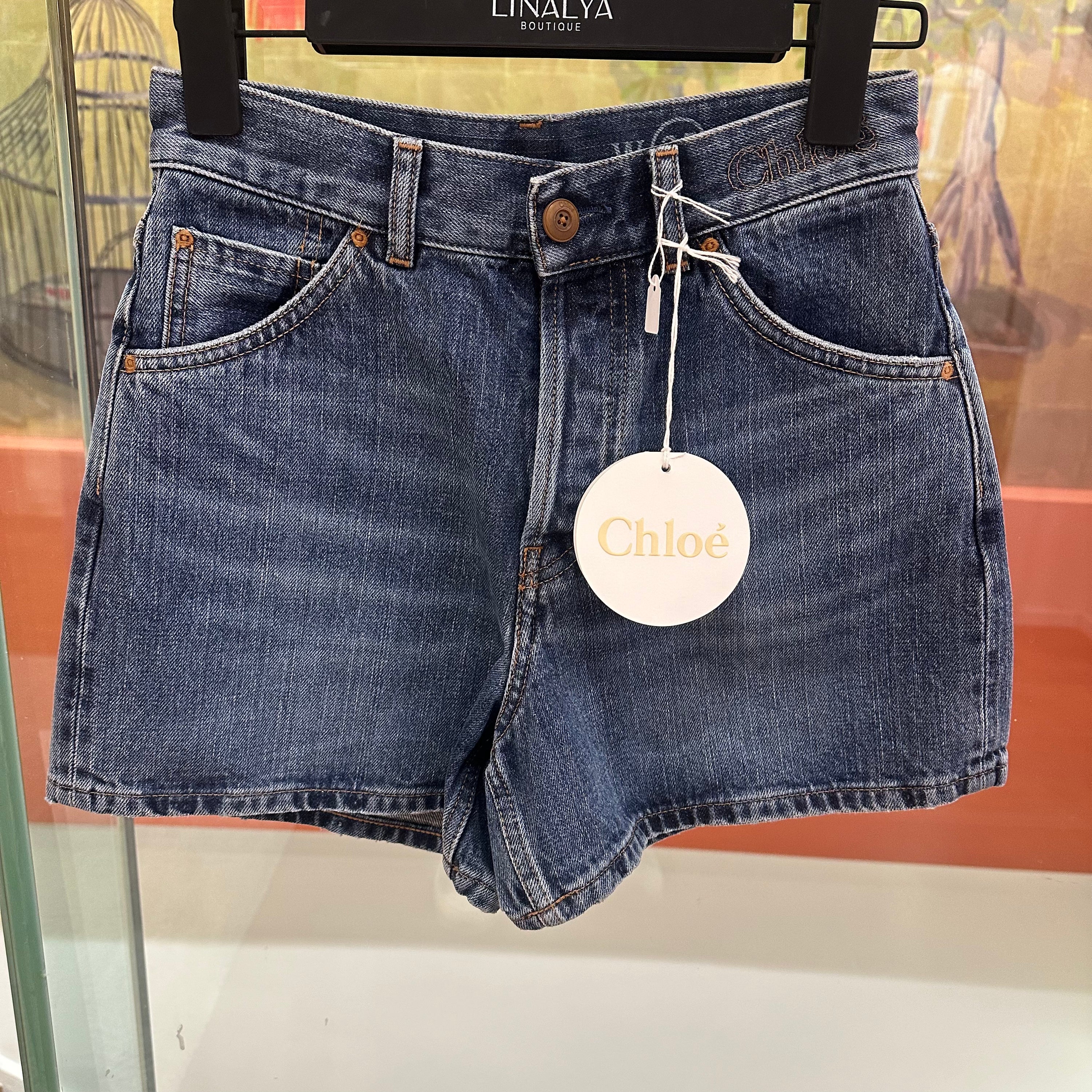 Chloé - Shorts di jeans