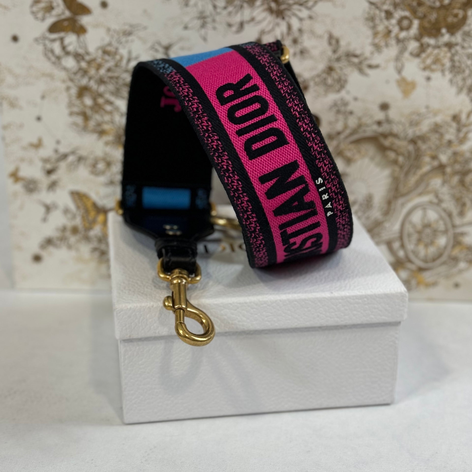 ディオール　ショルダーストラップ DIOR | ショルダーストラップ 30 Montaigne ハウンドトゥース エン