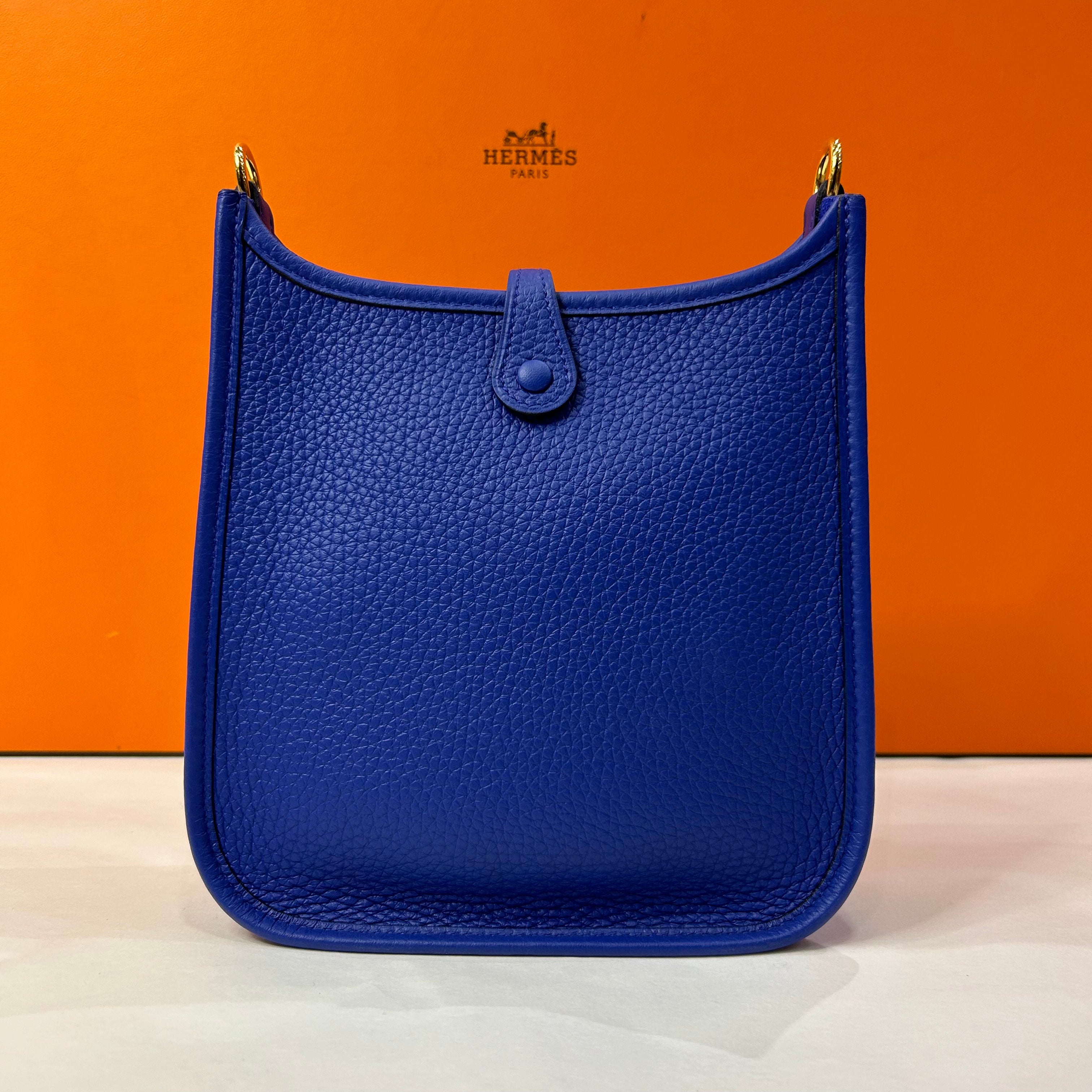 Hermès - Mini Evelyne 16 Royal Blue