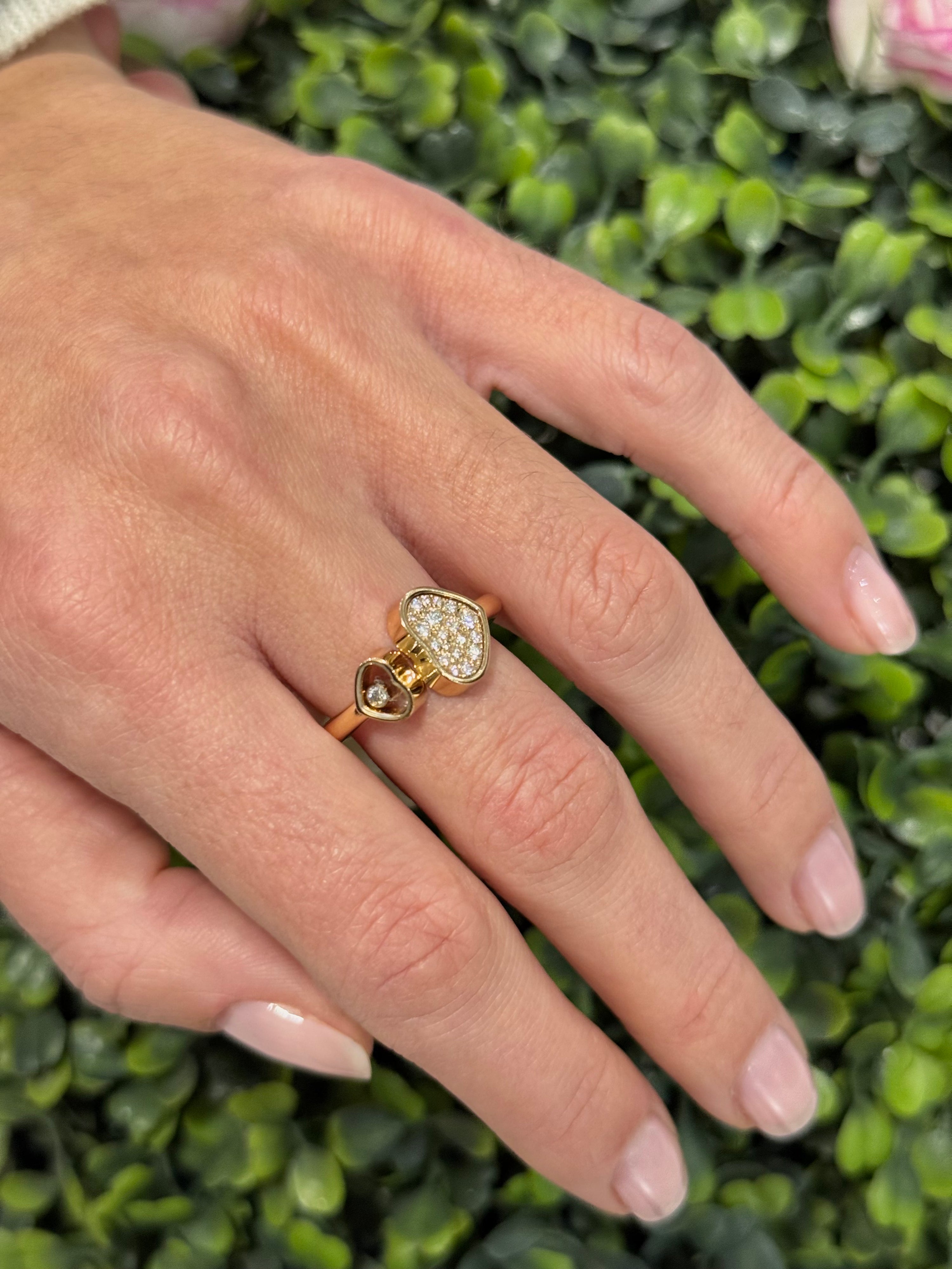 Chopard - Bague Happy Hearts T.55