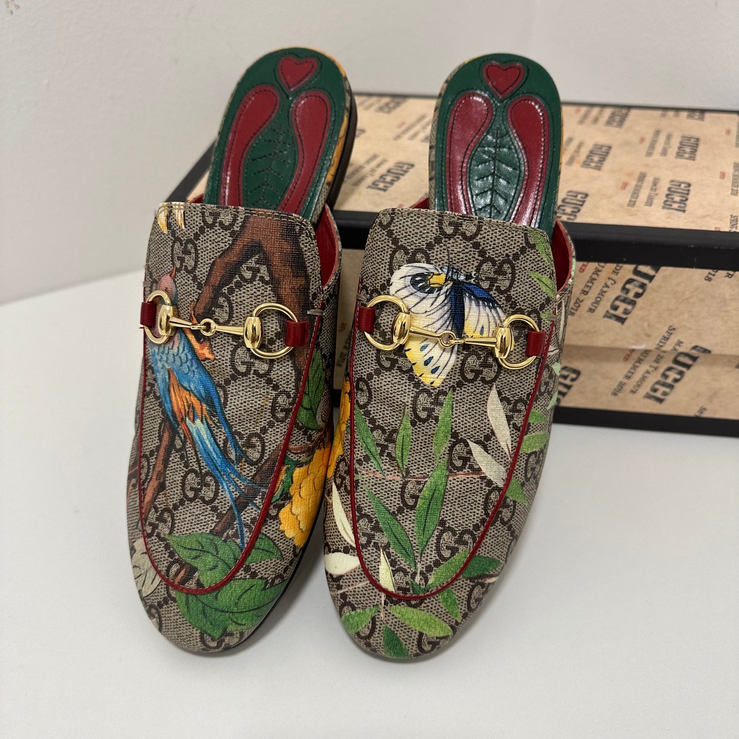 Gucci mule fourrure shop