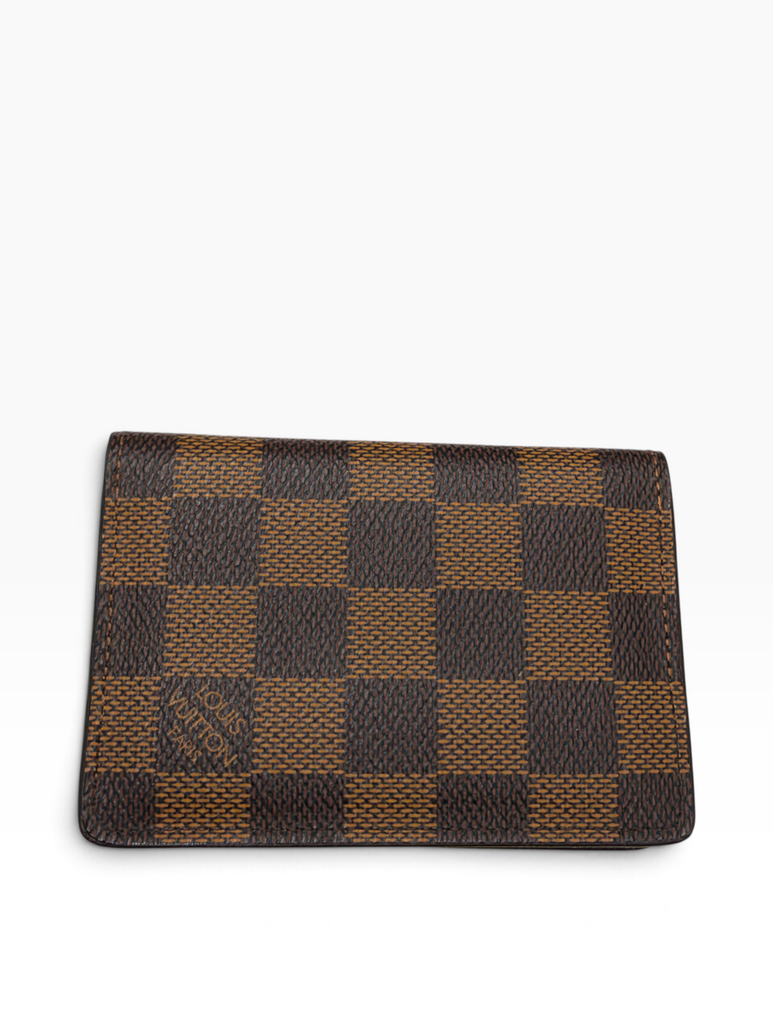 Louis Vuitton - porte cartes toile damier ébène