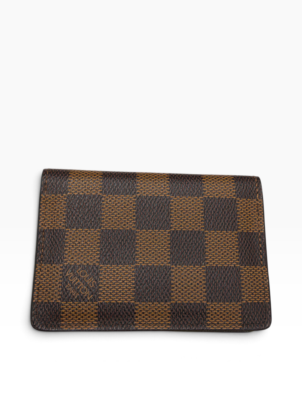 Louis Vuitton - porte cartes toile damier ébène