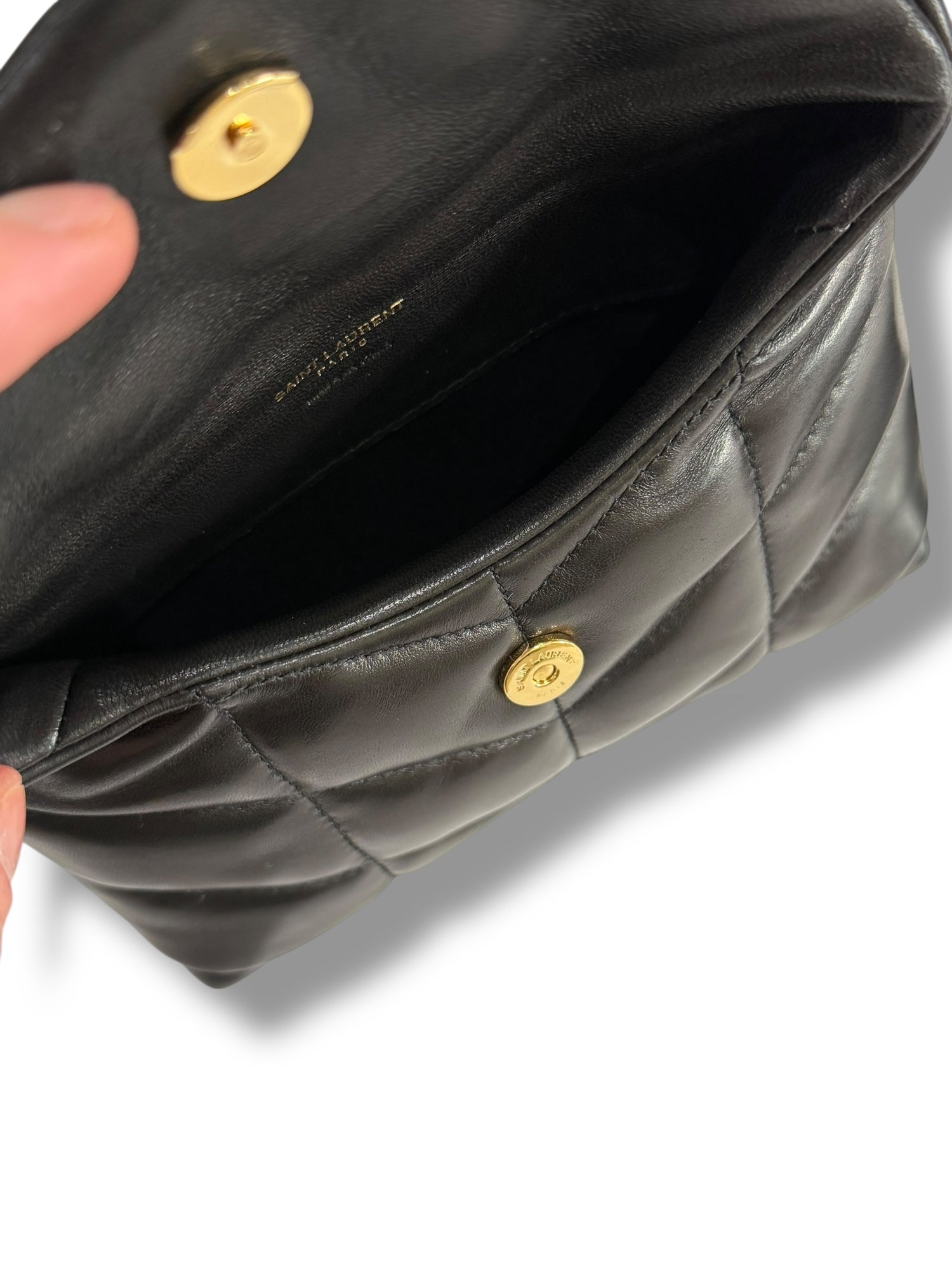 Saint Laurent - Mini clutch Loulou Puffer toy