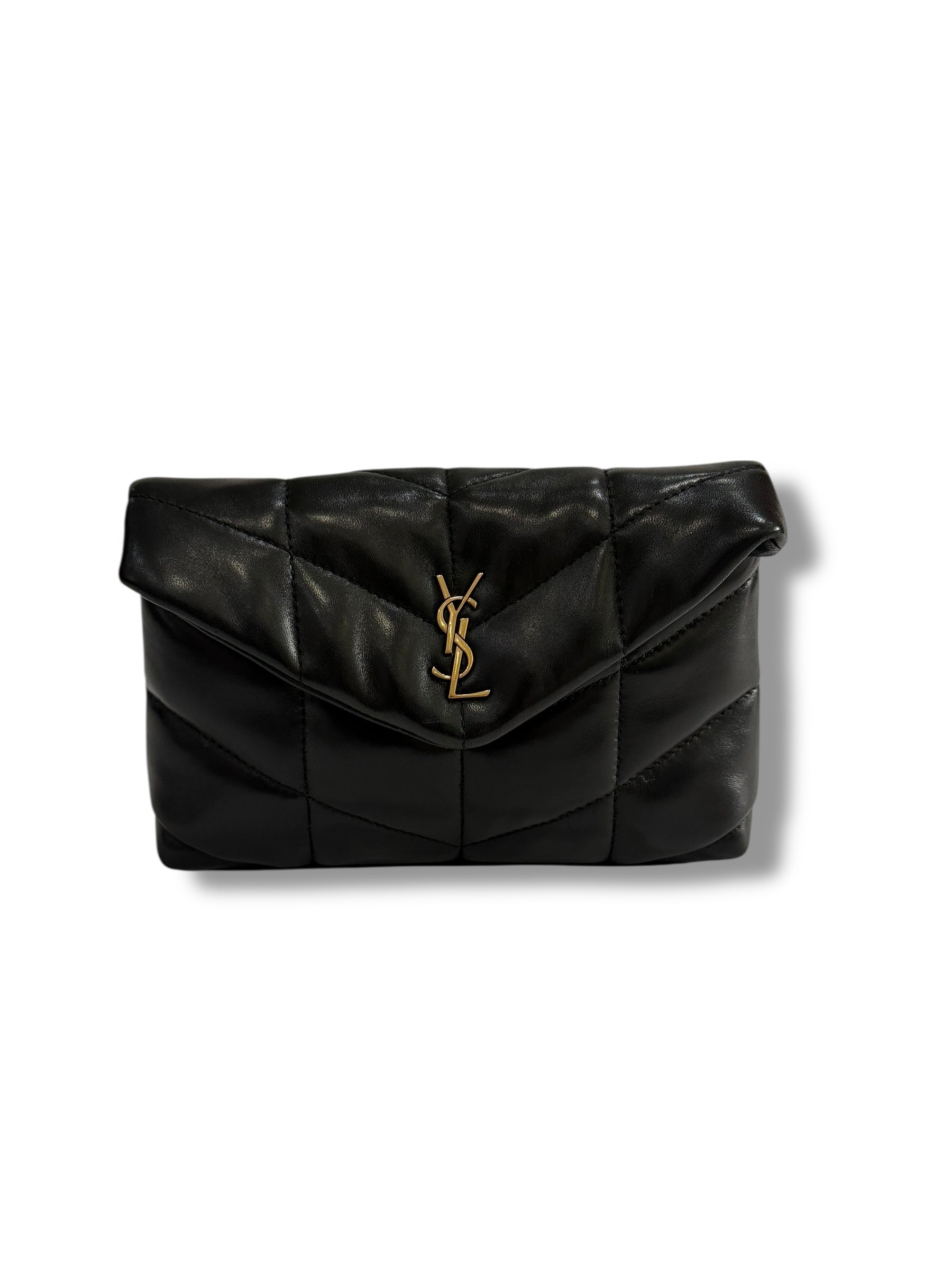 Saint Laurent - Mini clutch Loulou Puffer toy