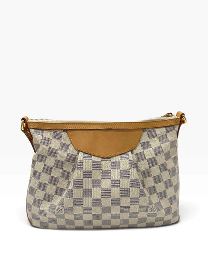 Louis Vuitton - sac siracuse PM toile damier azur