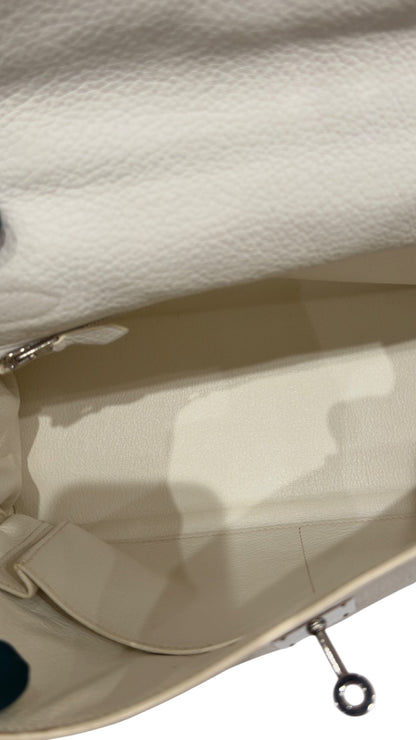 Hermès - Sac Kelly 32 Togo Blanc