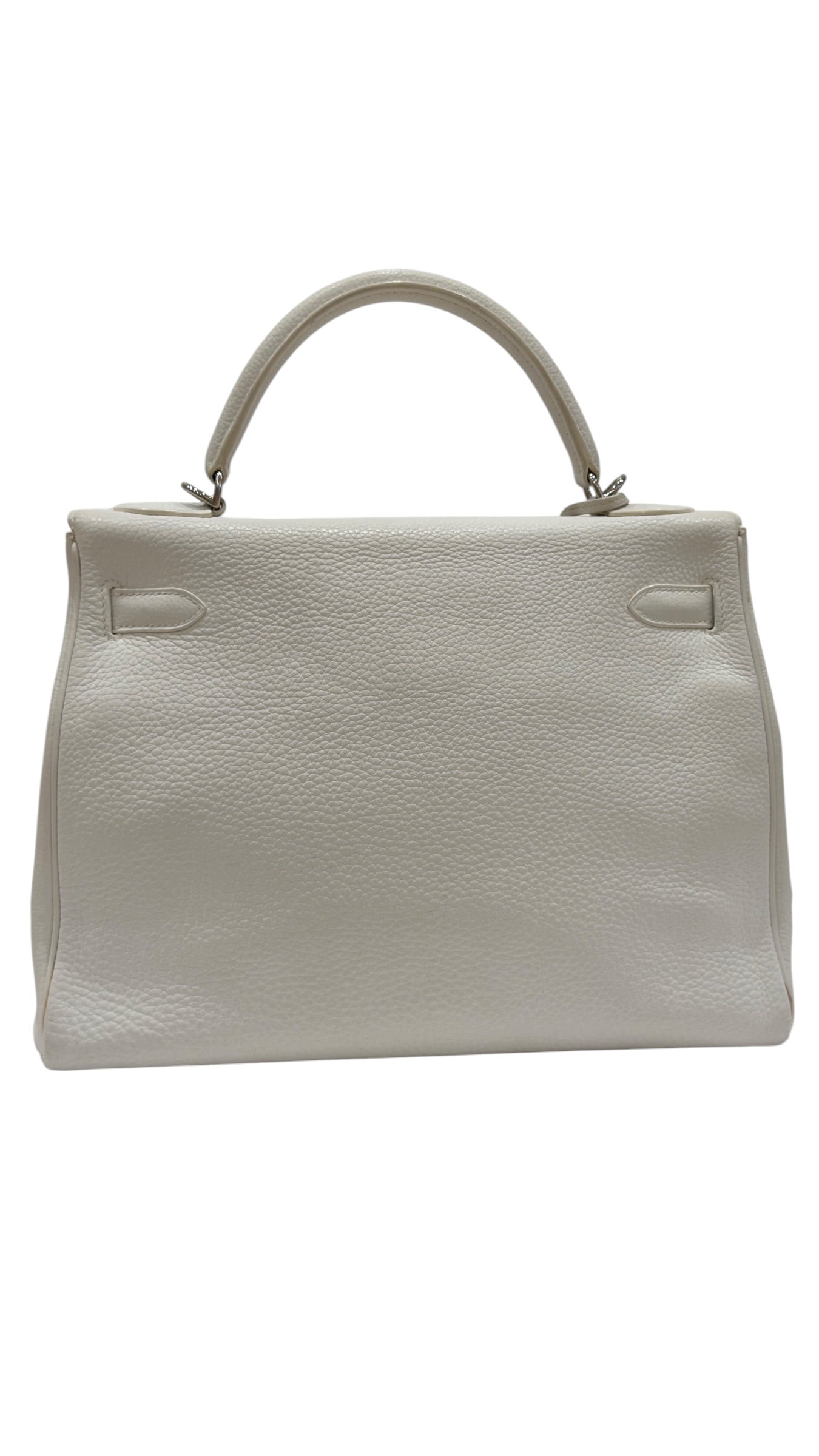 Hermès - Kelly 32 bag in White Togo leather