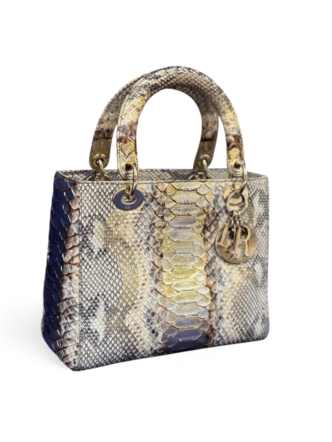 Dior - Sac Lady Dior Python M.M