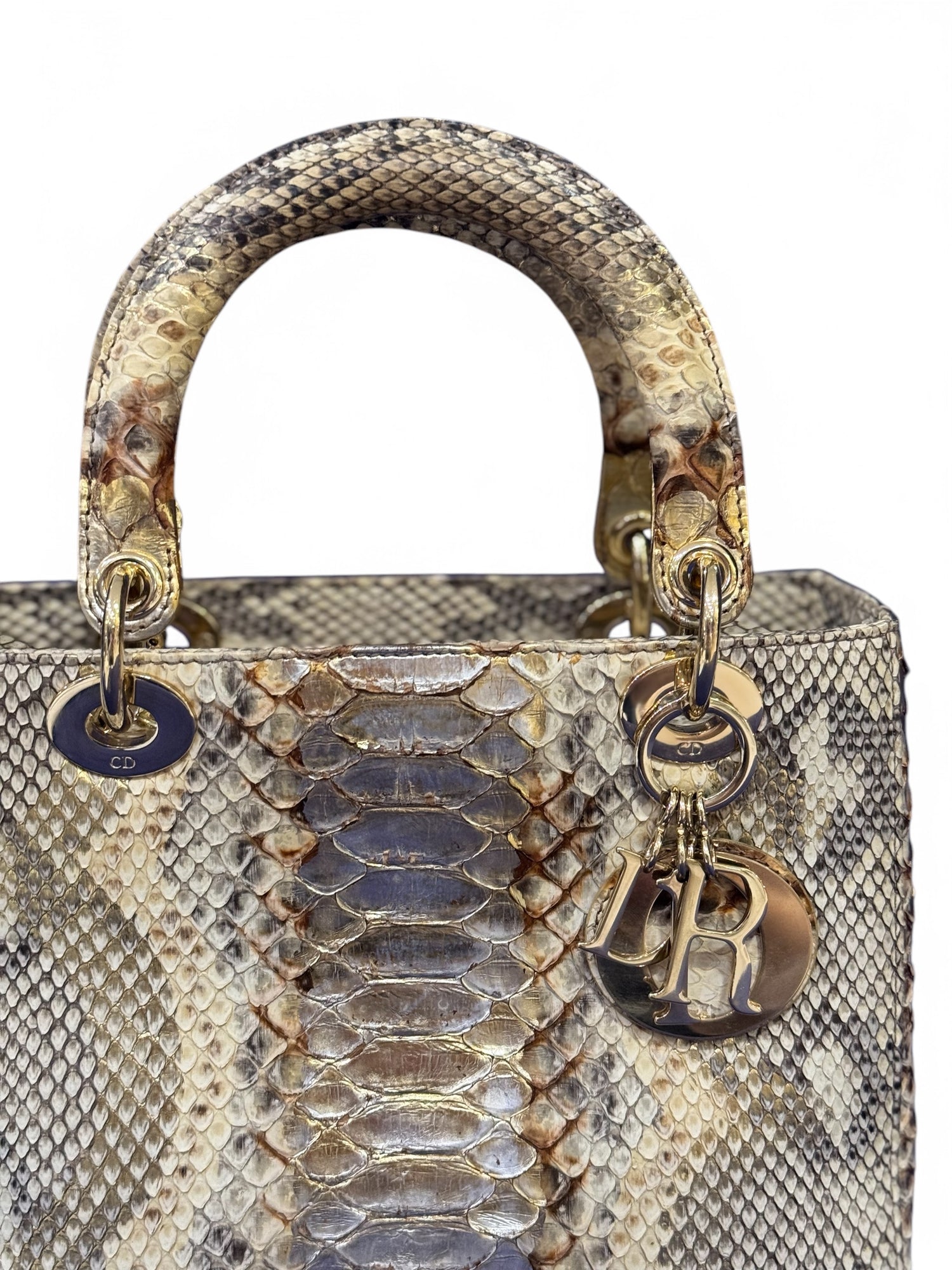 Dior - Sac Lady Dior python M.M