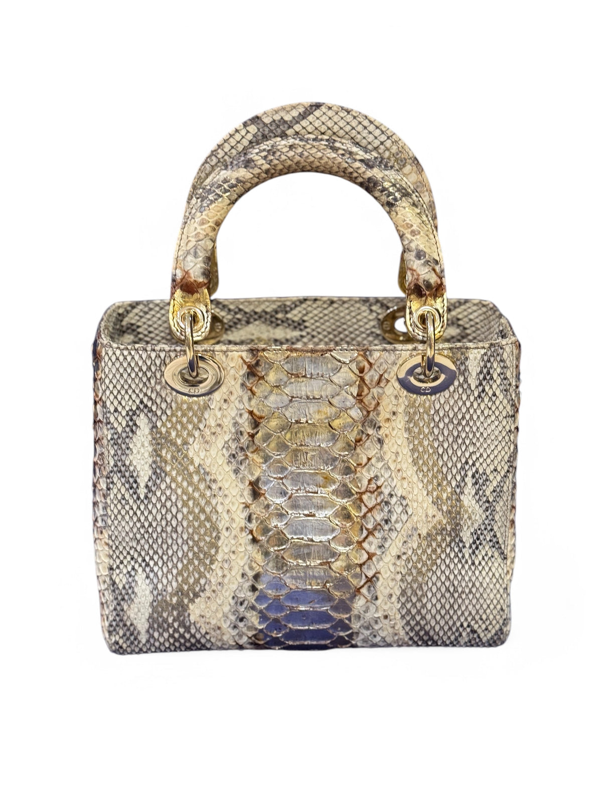 Dior - Lady Dior python bag M.M