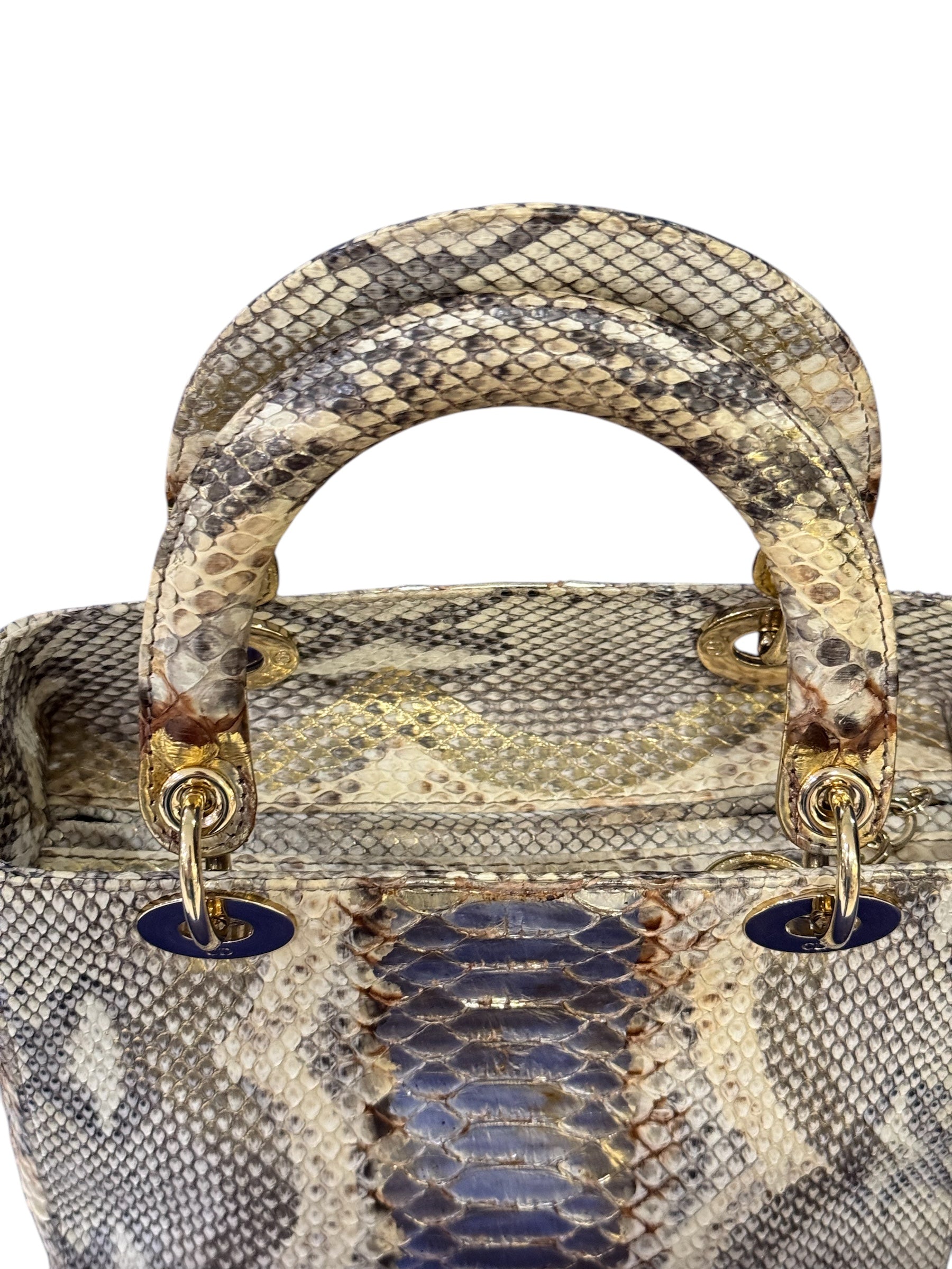 Dior - Sac Lady Dior python M.M