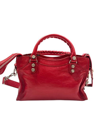 Balenciaga : mini City rouge